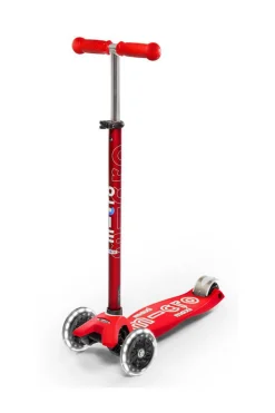 Patinete Maxi Deluxe LED · Rojo