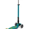 Patinete Maxi Deluxe Plegable LED · Turquesa