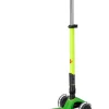 Patinete Maxi Deluxe Plegable Neón LED · Verde/Amarillo