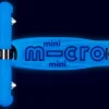 Patinete Mini Deluxe Glow LED · Azul