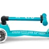 Patinete Mini Deluxe Plegable LED · Aqua