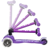 Patinete Mini Deluxe Plegable LED · Lila