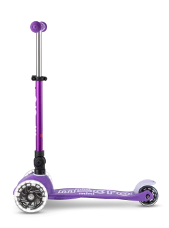 Patinete Mini Deluxe Plegable LED · Lila