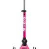 Patinete Mini Deluxe Plegable LED · Rosa