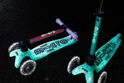 Patinete Mini Deluxe Plegable Orion LED · Azul