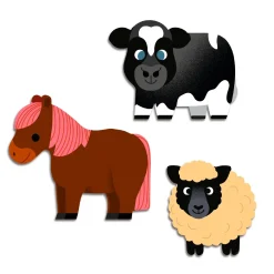 Pegatinas Animales de la granja · DJECO