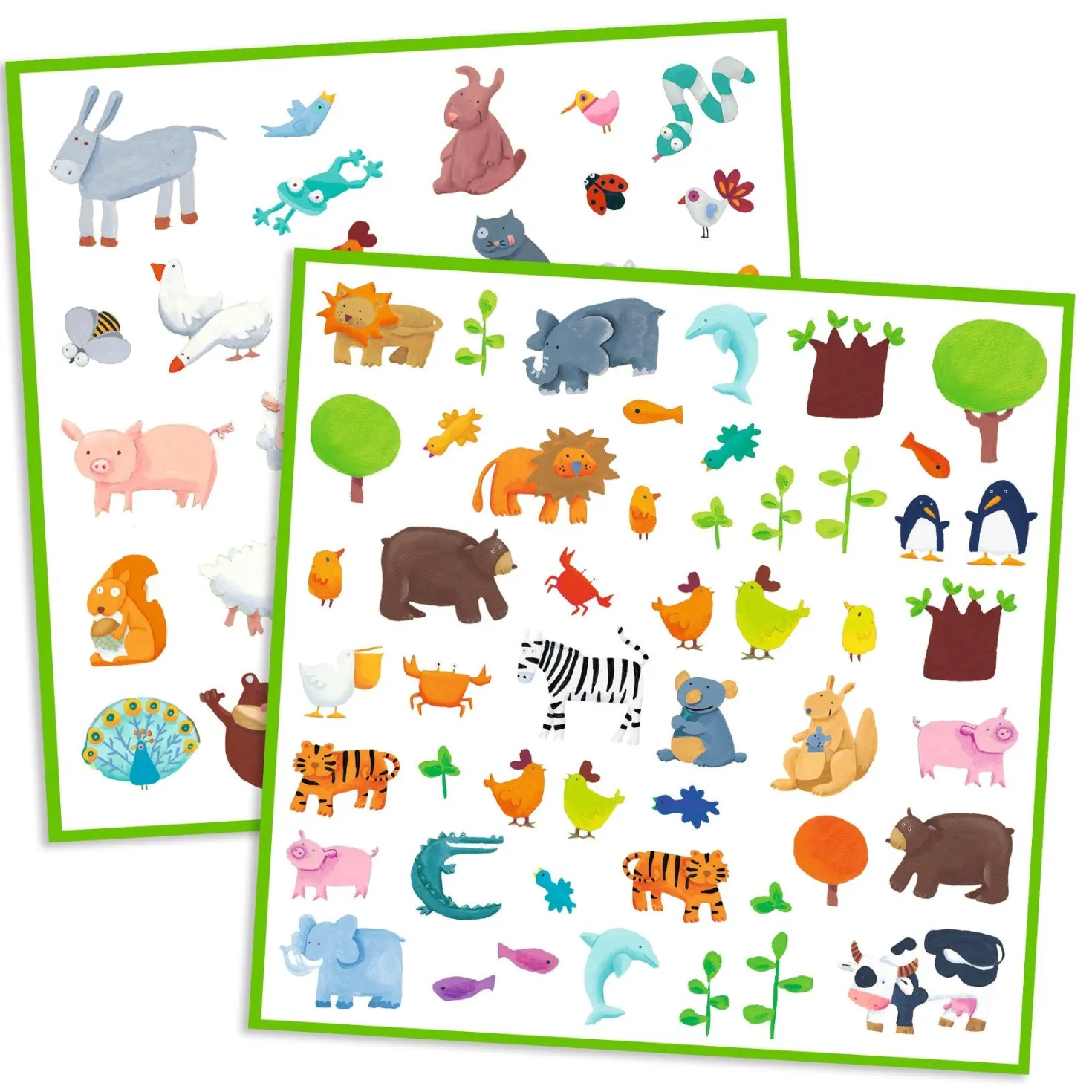 Pegatinas Animales · Djeco