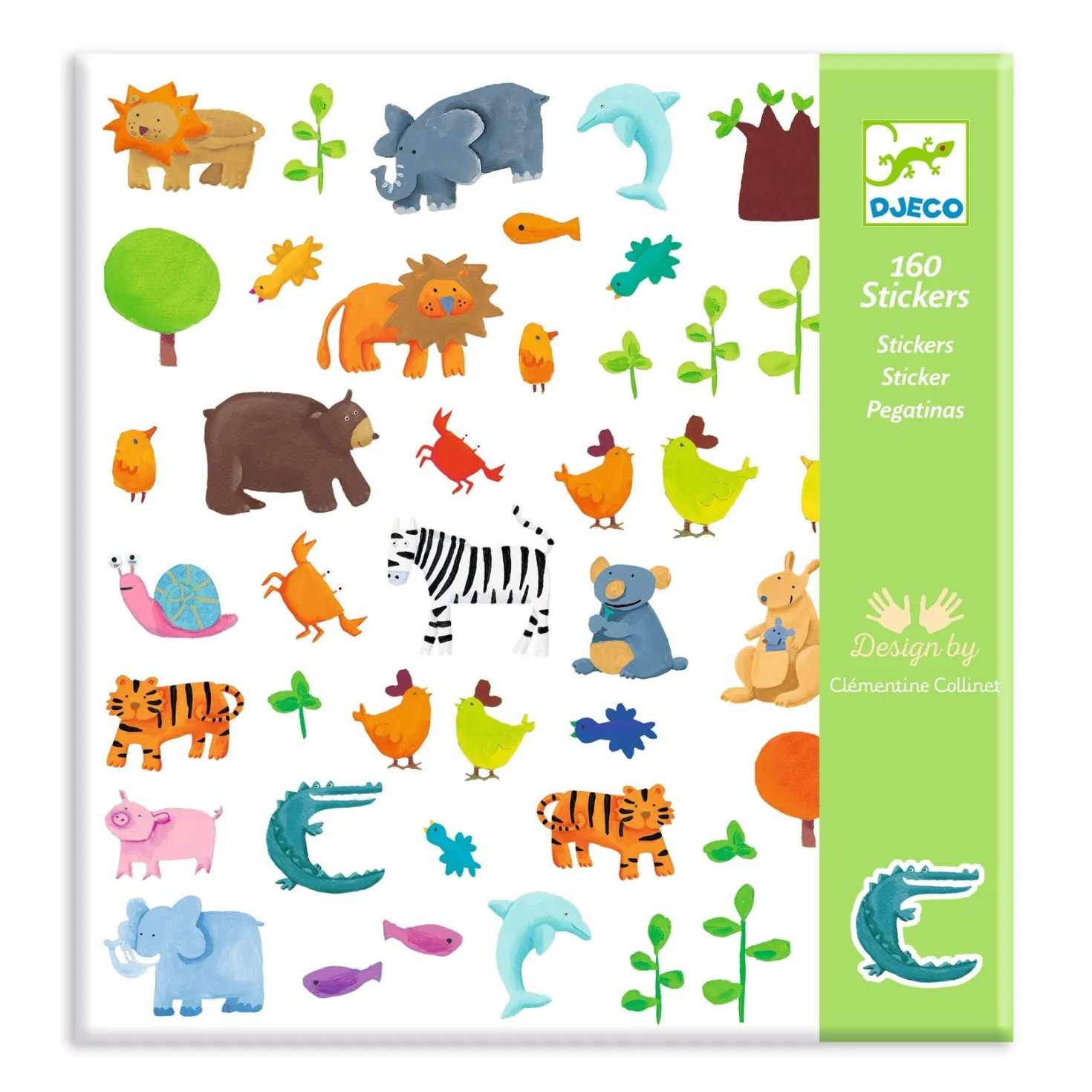 Pegatinas Animales · Djeco