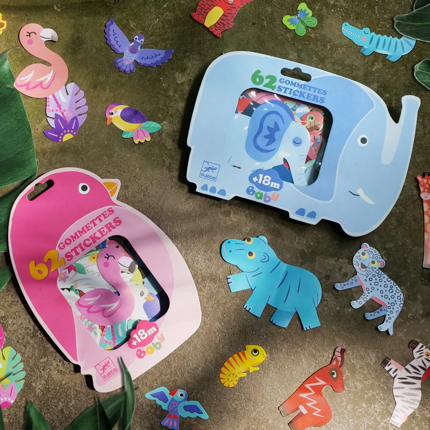 Pegatinas Animales polares · DJECO
