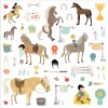 Pegatinas Caballos · Djeco