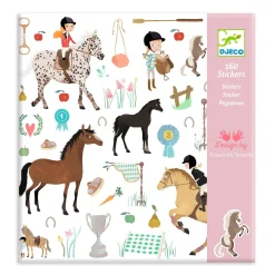 Pegatinas Caballos · Djeco