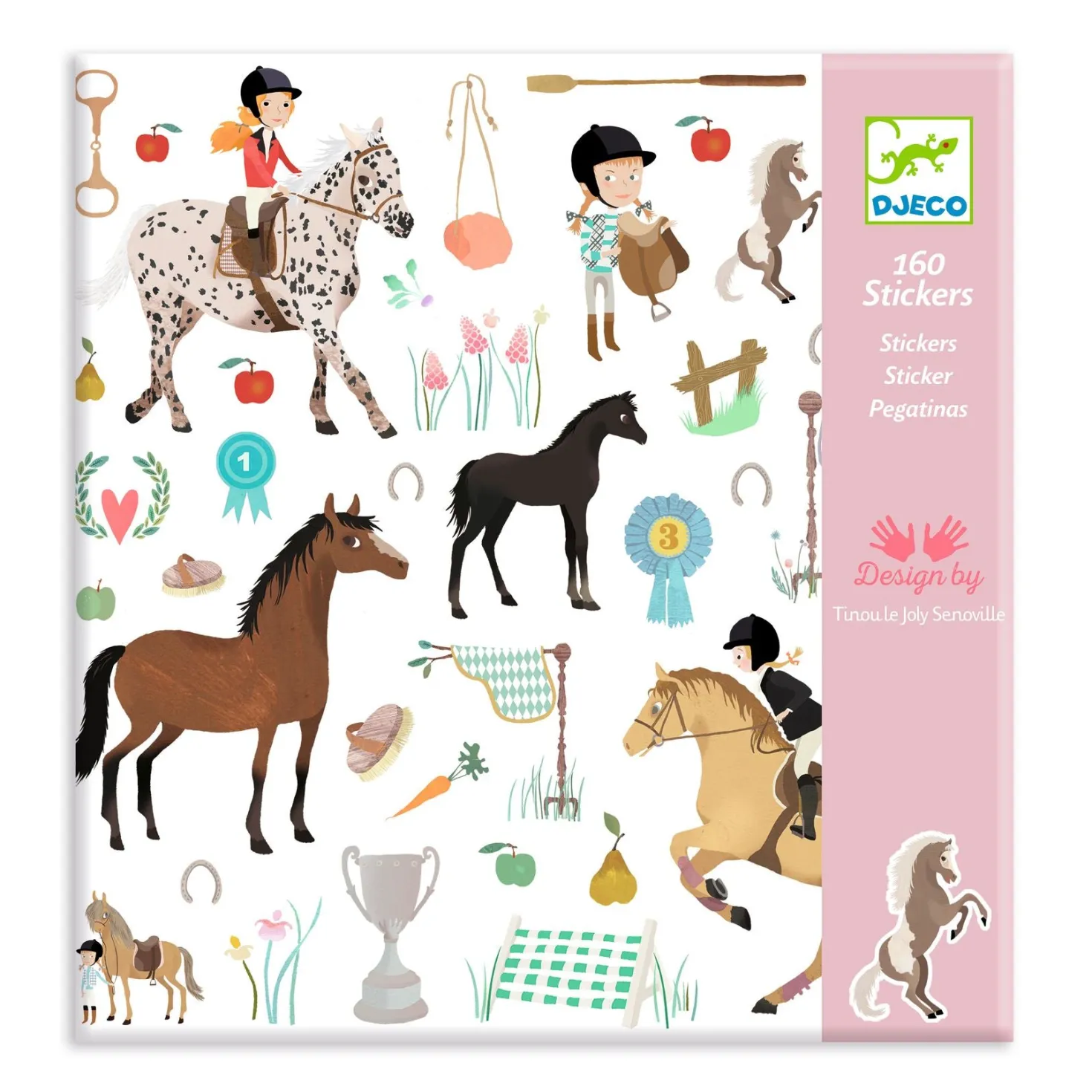Pegatinas Caballos · Djeco
