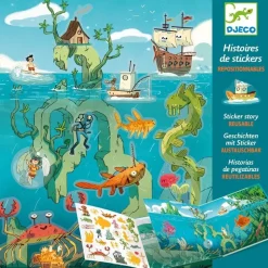 Pegatinas Cuentos Las aventuras en el mar · Djeco