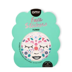 Pegatinas de cara Flower · OMY