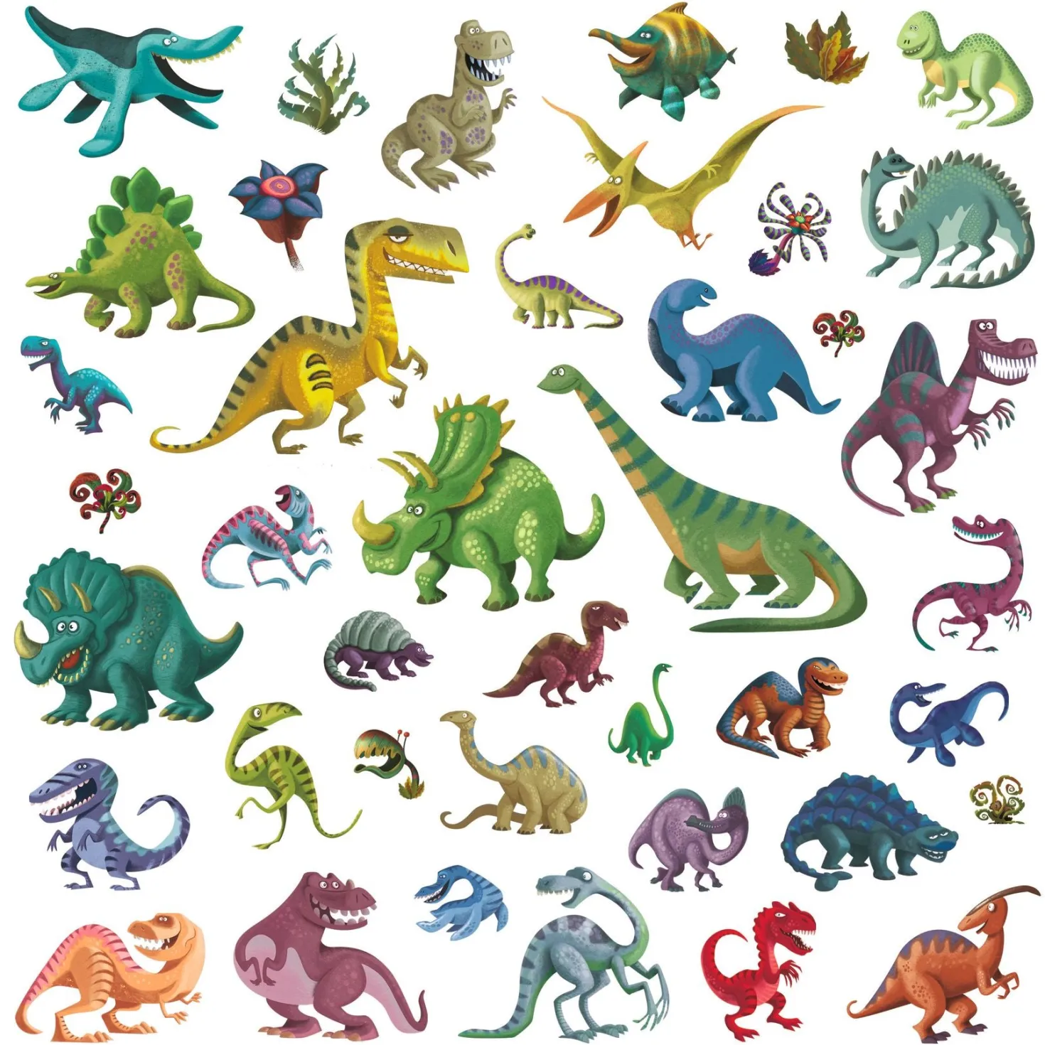 Pegatinas Dinosaurios · Djeco