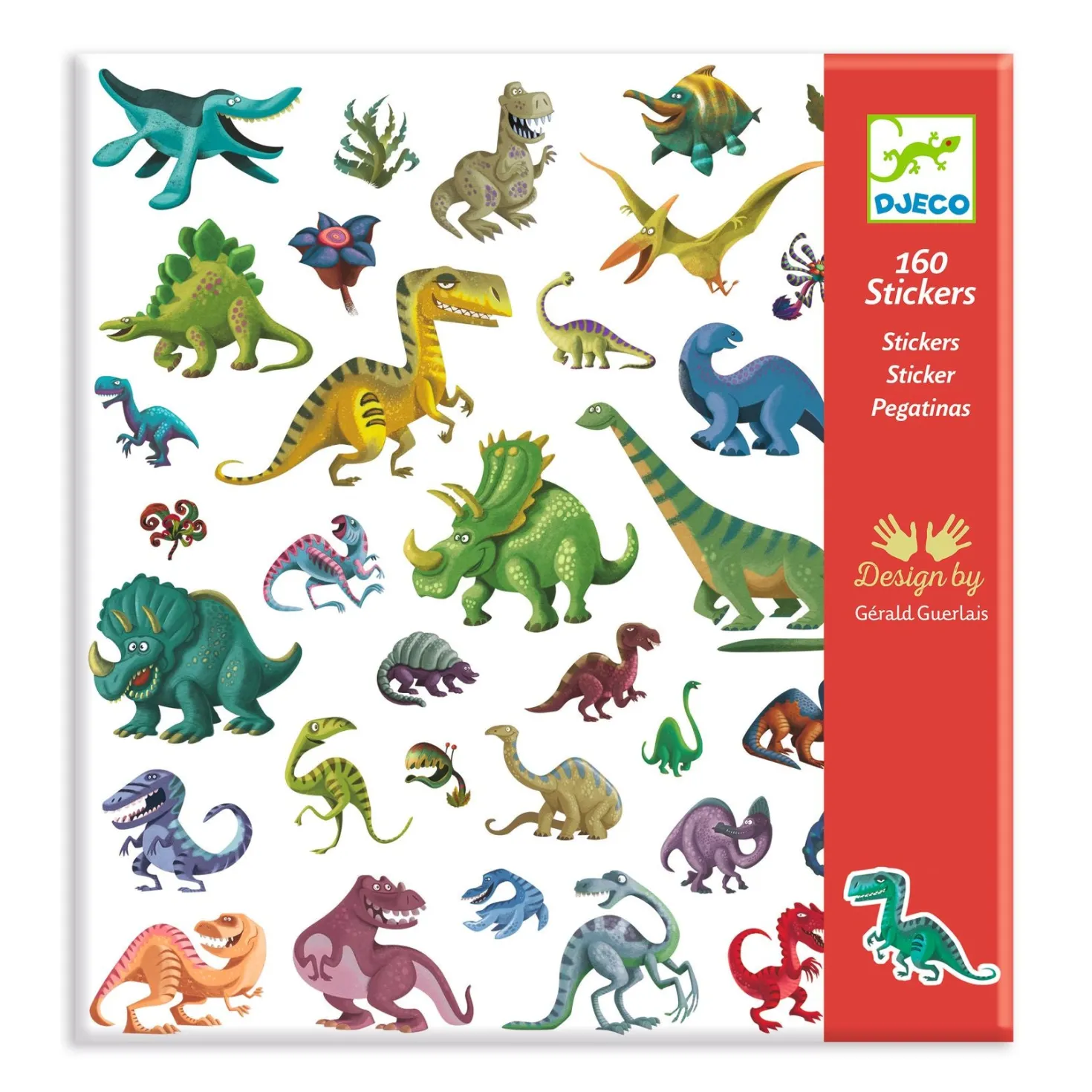 Pegatinas Dinosaurios · Djeco