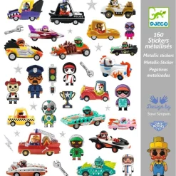 Pegatinas El Universo de los Crazy Motors · Djeco