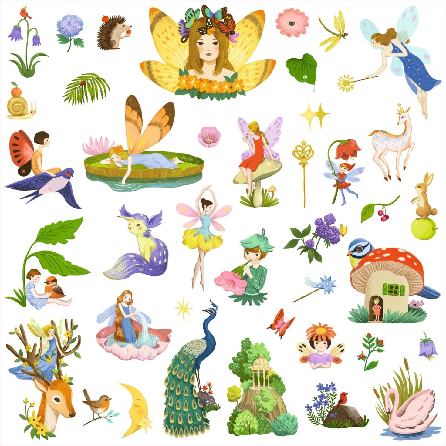 Pegatinas Fantasía · Djeco