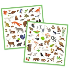 Pegatinas Fauna · Djeco