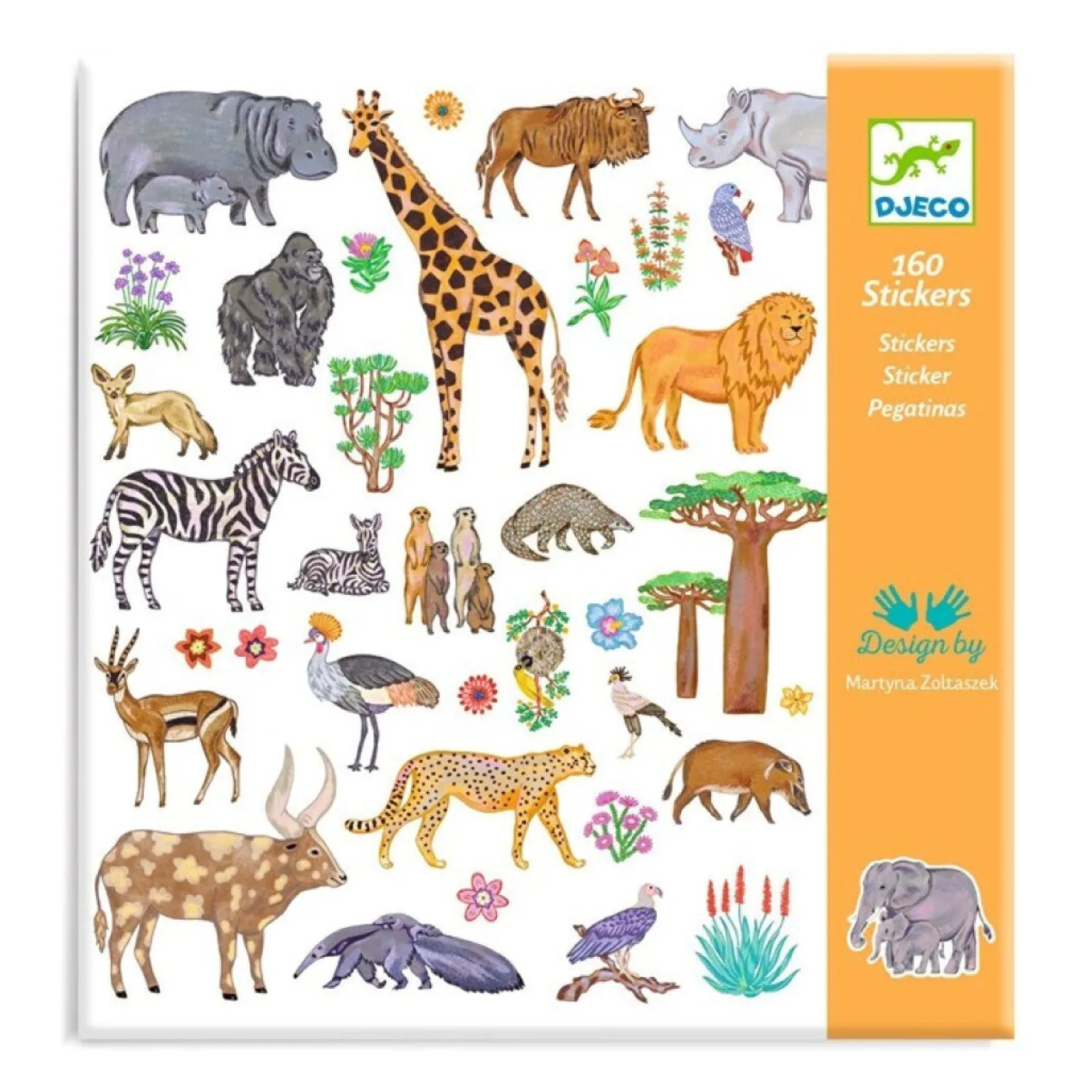 Pegatinas Kenia · Djeco
