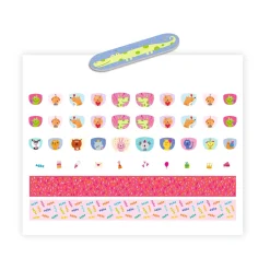 Pegatinas para uñas Feliz Cumpleaños · Djeco
