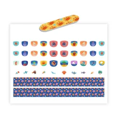 Pegatinas para uñas Mediterráneo · Djeco