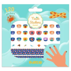 Pegatinas para uñas Mediterráneo · Djeco