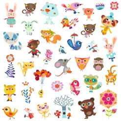 Pegatinas Pequeños Amigos · Djeco