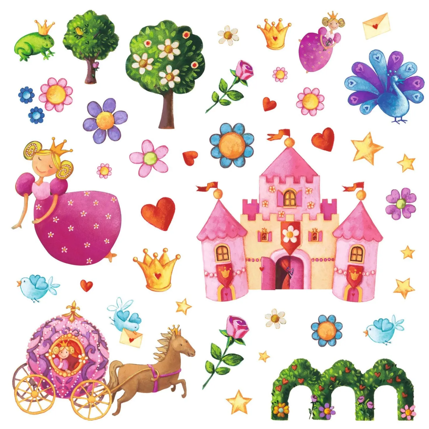 Pegatinas Princesa Marguerite · Djeco