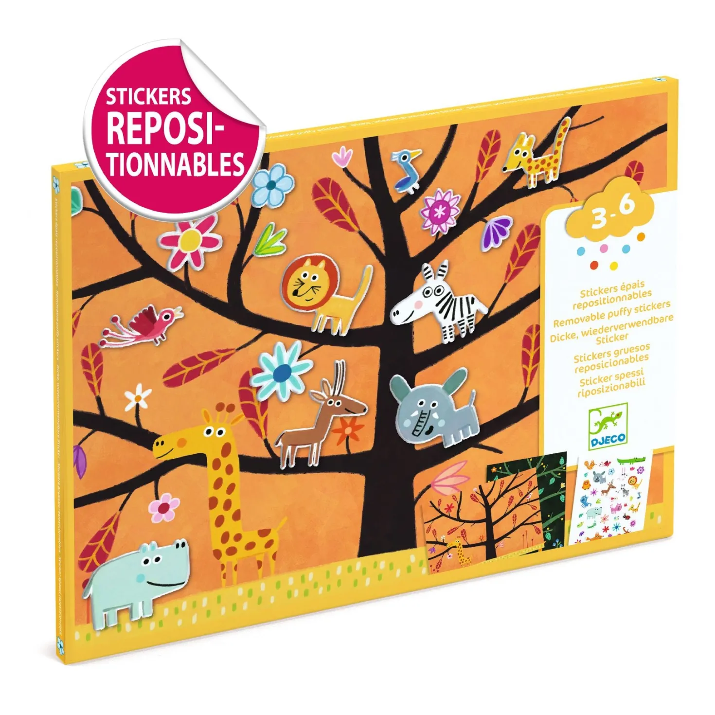 Pegatinas reposicionables Pilla Pilla-Djeco