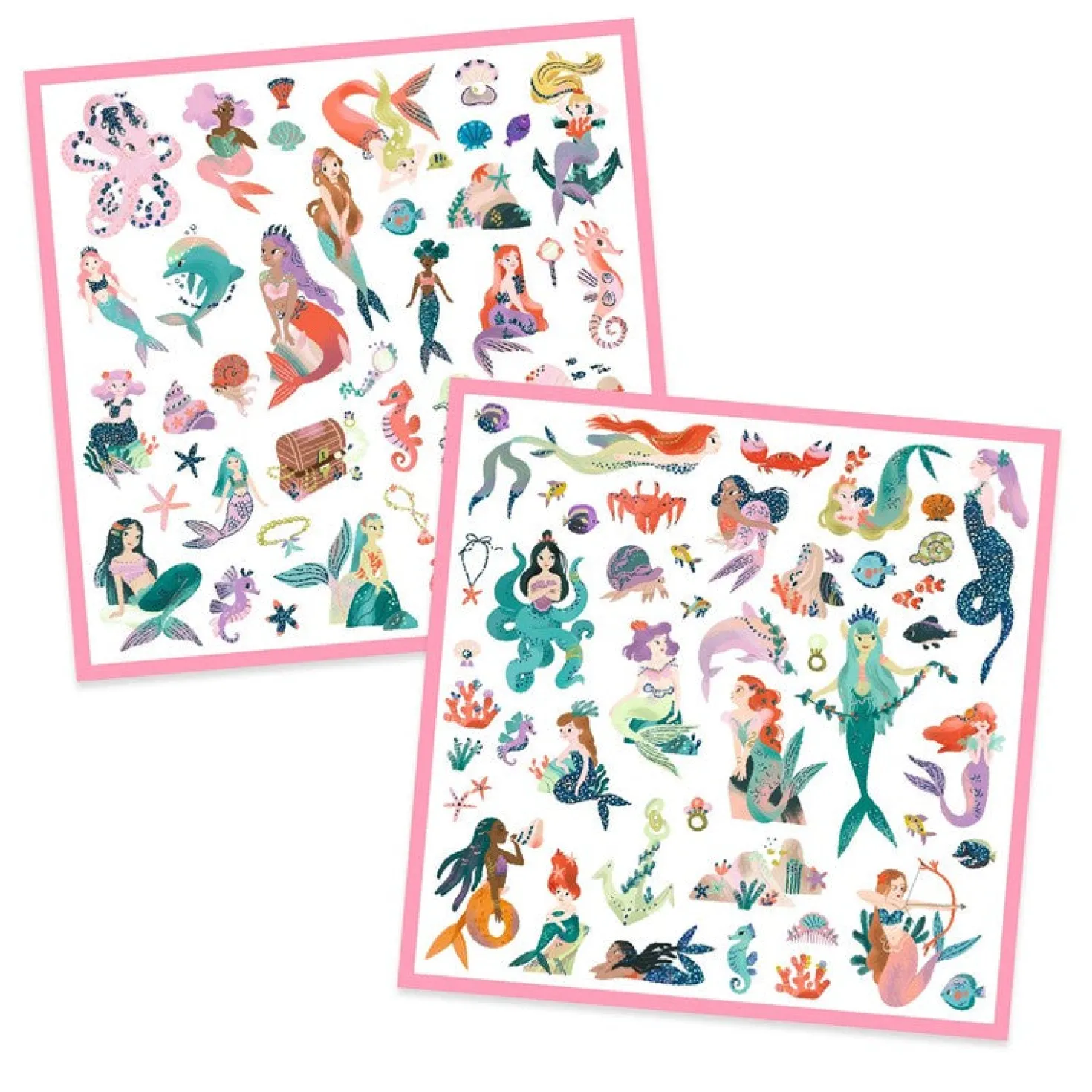 Pegatinas Sirenas Brillantes · Djeco