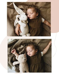 Peluche Luz-Sonido Conejo Moonie Gris