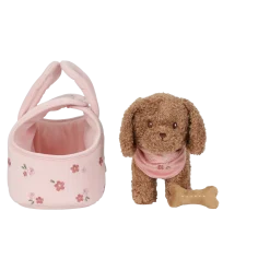 Perrito Peluche Jackie con bolsa · Little Dutch