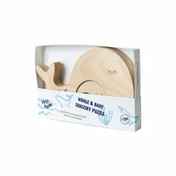 Petit Boum · Sensory Puzzle Whale & Baby