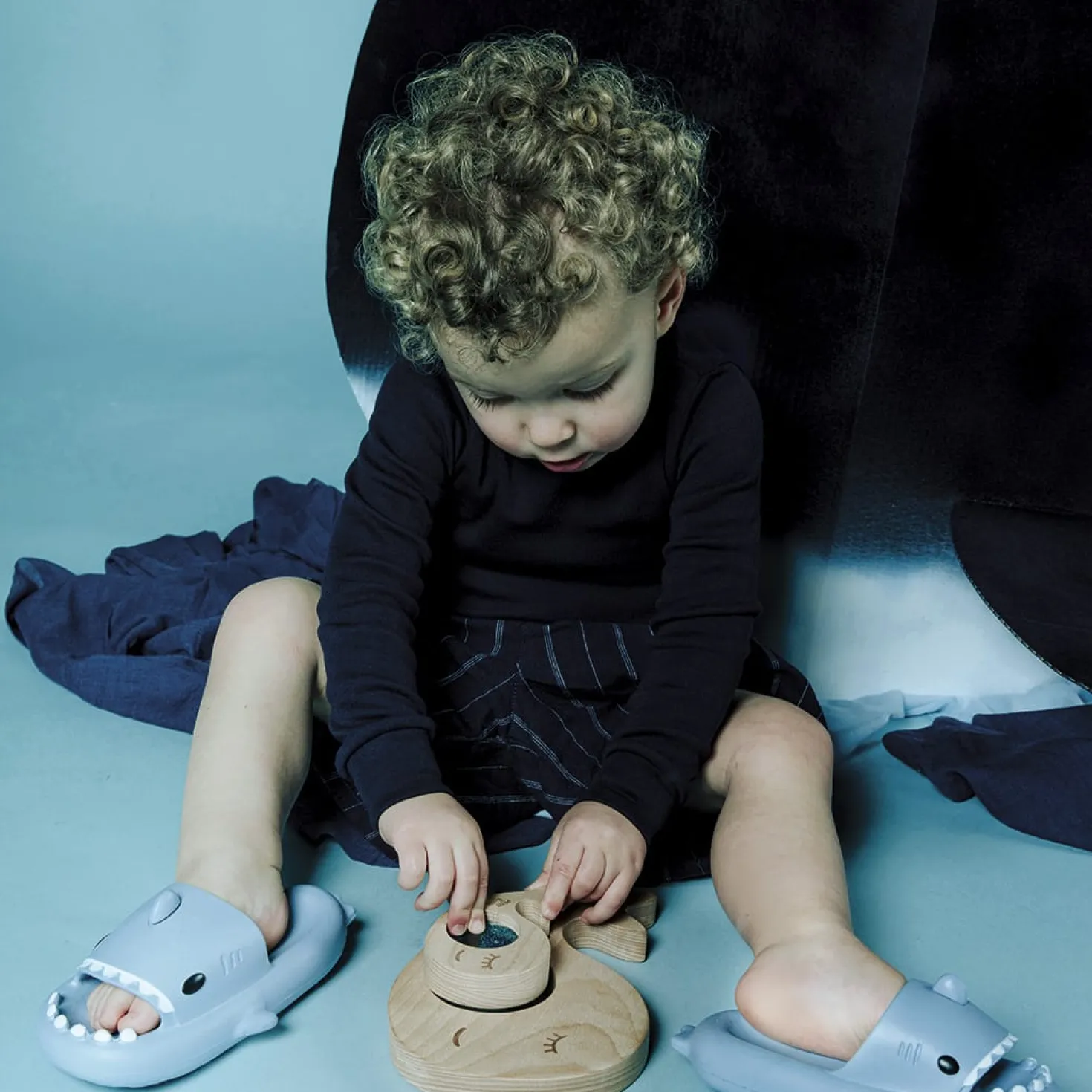 Petit Boum · Sensory Puzzle Whale & Baby
