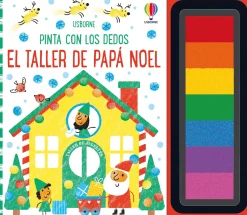 Pinta con los dedos · El taller de Papá Noel