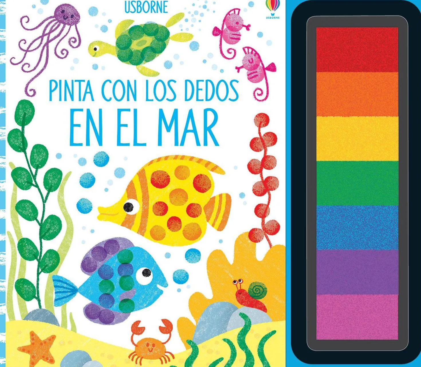 Pinta con los dedos · En el mar