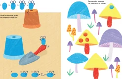 Pinta con los dedos · Jardines