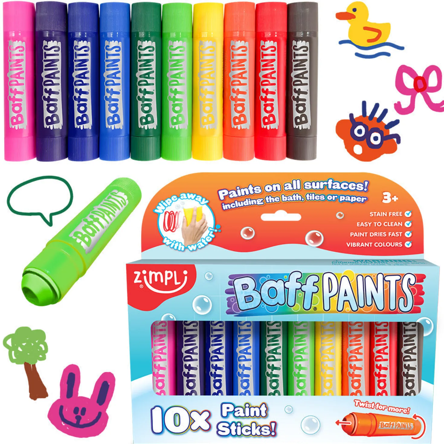 Pinturas para el baño Baff Paints · Zimpli