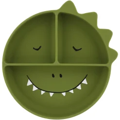Plato compartimentos silicona Dino · Trixie