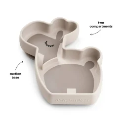 Plato silicona con ventosa Lalee Sand · Done By Deer