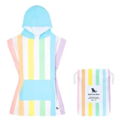 Poncho Rainbow Pastel · Dock & Bay