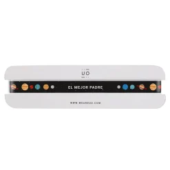 Pulsera tela "El mejor padre"