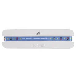 Pulsera tela "Papá, eres mi súper héroe favorito"