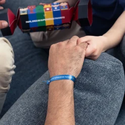 Pulsera tela "Papá, eres mi súper héroe favorito"