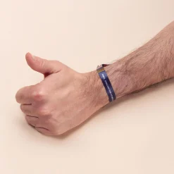 Pulsera tela "Papá, gracias por estar en cada paso"