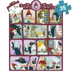 Puzzle de cuentos Caperucita Roja · Djeco