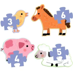 Puzzle Evolutivo en la Granja · DJECO