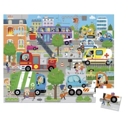 Puzzle La ciudad 36 piezas· Janod