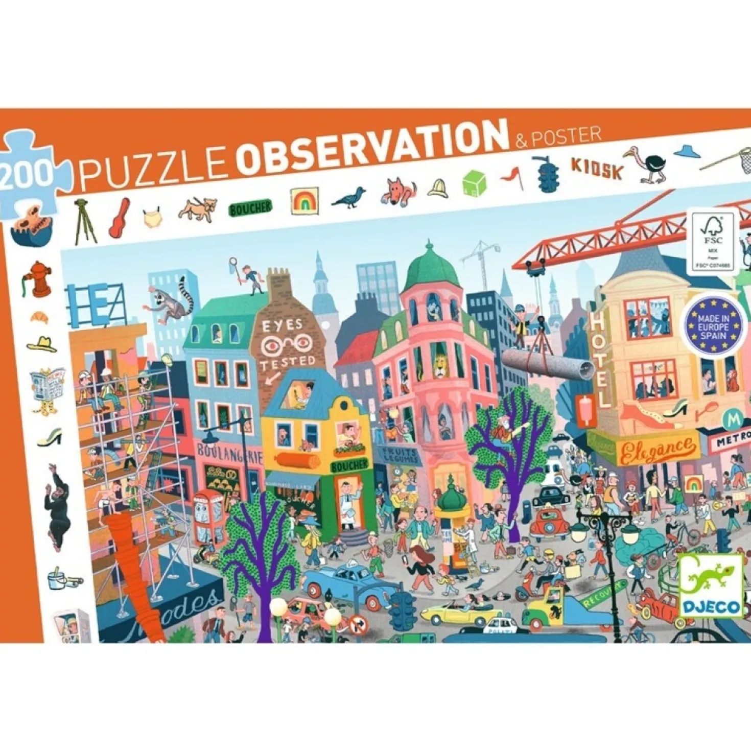 Puzzle Observación · La ciudad